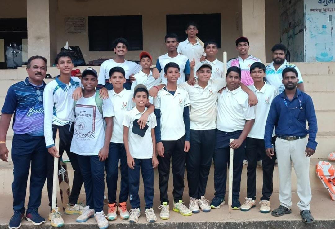 तालुकास्तरीय क्रिकेट स्पर्धेत सिंधुदूर्ग विद्यानिकेतन इंग्लिश मिडीयम स्कूल,वेंगुर्लाचे यश