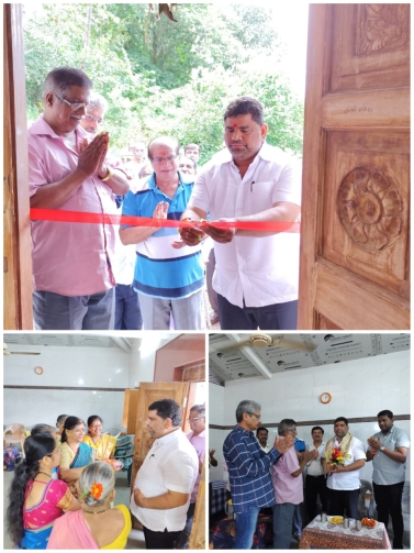 आमदार वैभव नाईक यांनी गोळवण गावठणवाडी येथील श्री देवी शांतादुर्गा मंदिरासाठी दिला प्रशस्त सभामंडप