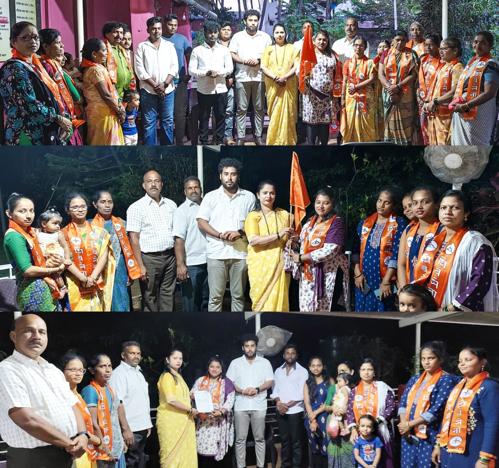 सौ. सोनल मुळेकर यांच्यासह अनेक महिलांचा शिवसेनेत प्रवेश