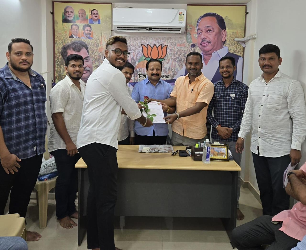 भाजप युवा मोर्चा कणकवली शहर सरचिटणीसपदी ऋषिकेश परब यांची निवड