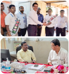 आरोग्य उपसंचालक डॉ. दिलीप माने यांची मालवण व पेंडूर-कट्टा ग्रामीण रुग्णालय येथे भेट
