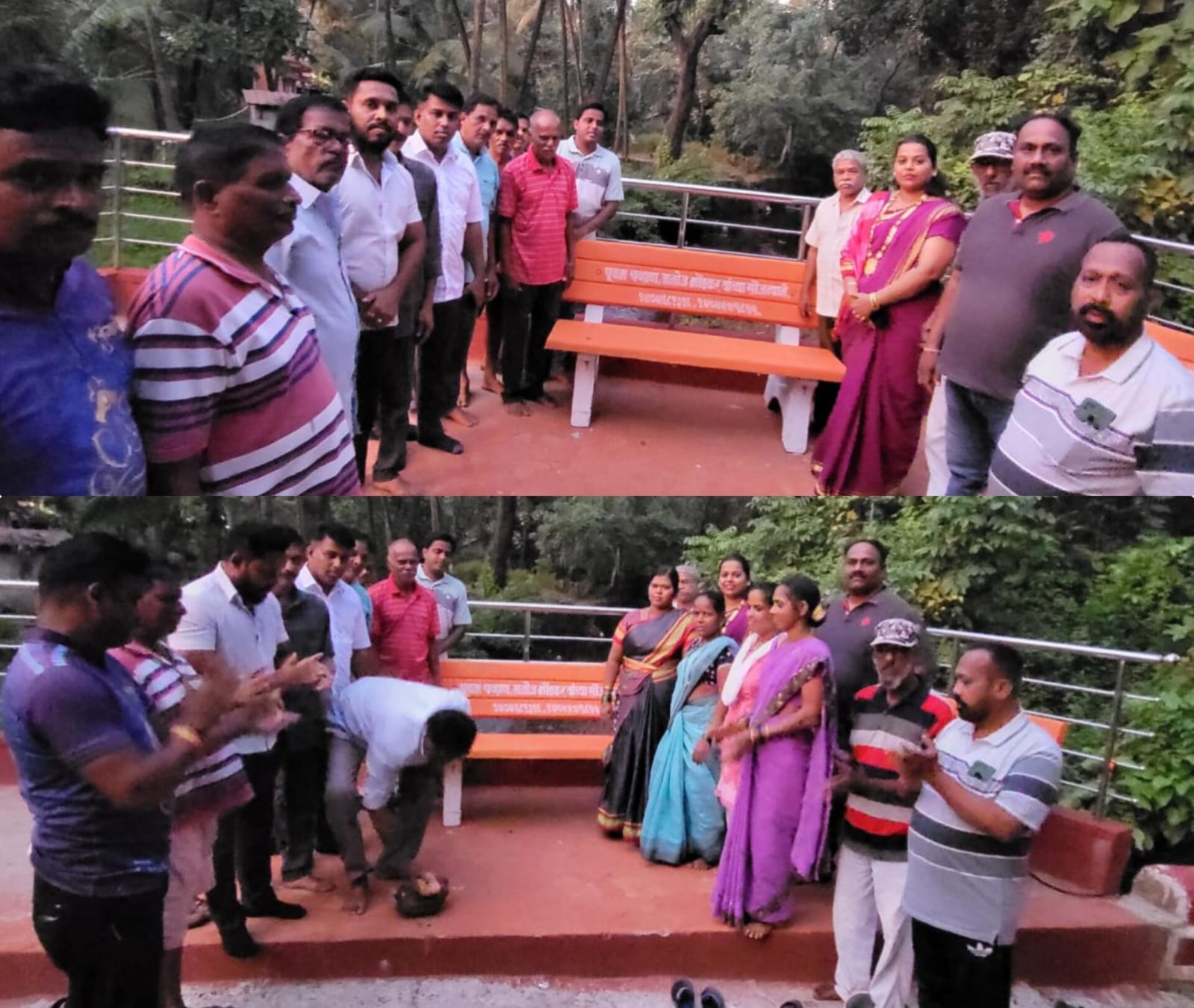मनोज मोंडकर, पुनम चव्हाण यांचे नागरिकांच्या मागणीनुसार सामाजिक कार्य