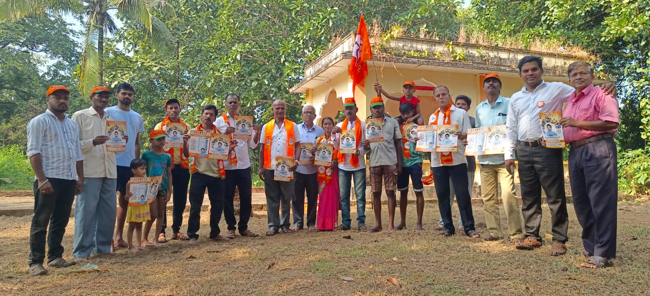 माळगाव | महायुतीचे उमेदवार निलेश राणे यांच्या प्रचाराचा शुभारंभ