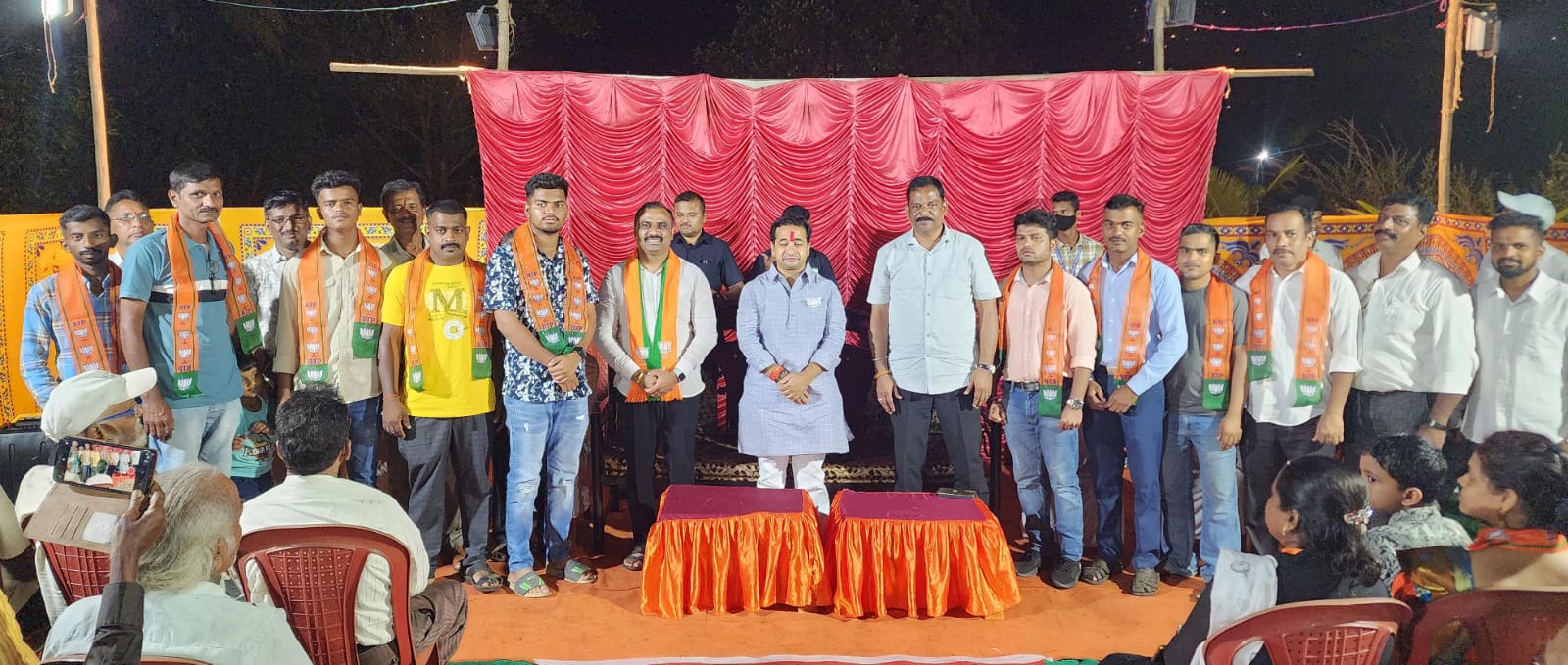 कुर्ली गावठाण टेंबवाडी येथील उबाठा कार्यकर्त्यांचा भाजपात प्रवेश