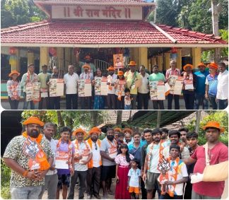 गवंडीवाडा : वैभव नाईक यांच्या प्रचाराचा शुभारंभ…