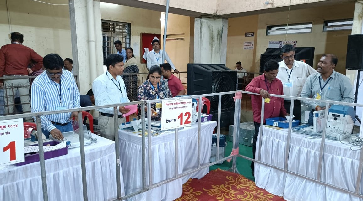 कुडाळमधील ३३४ मतदान यंत्र आणि ३६२ व्हिव्हिपॅटचे सिलिंग पूर्ण