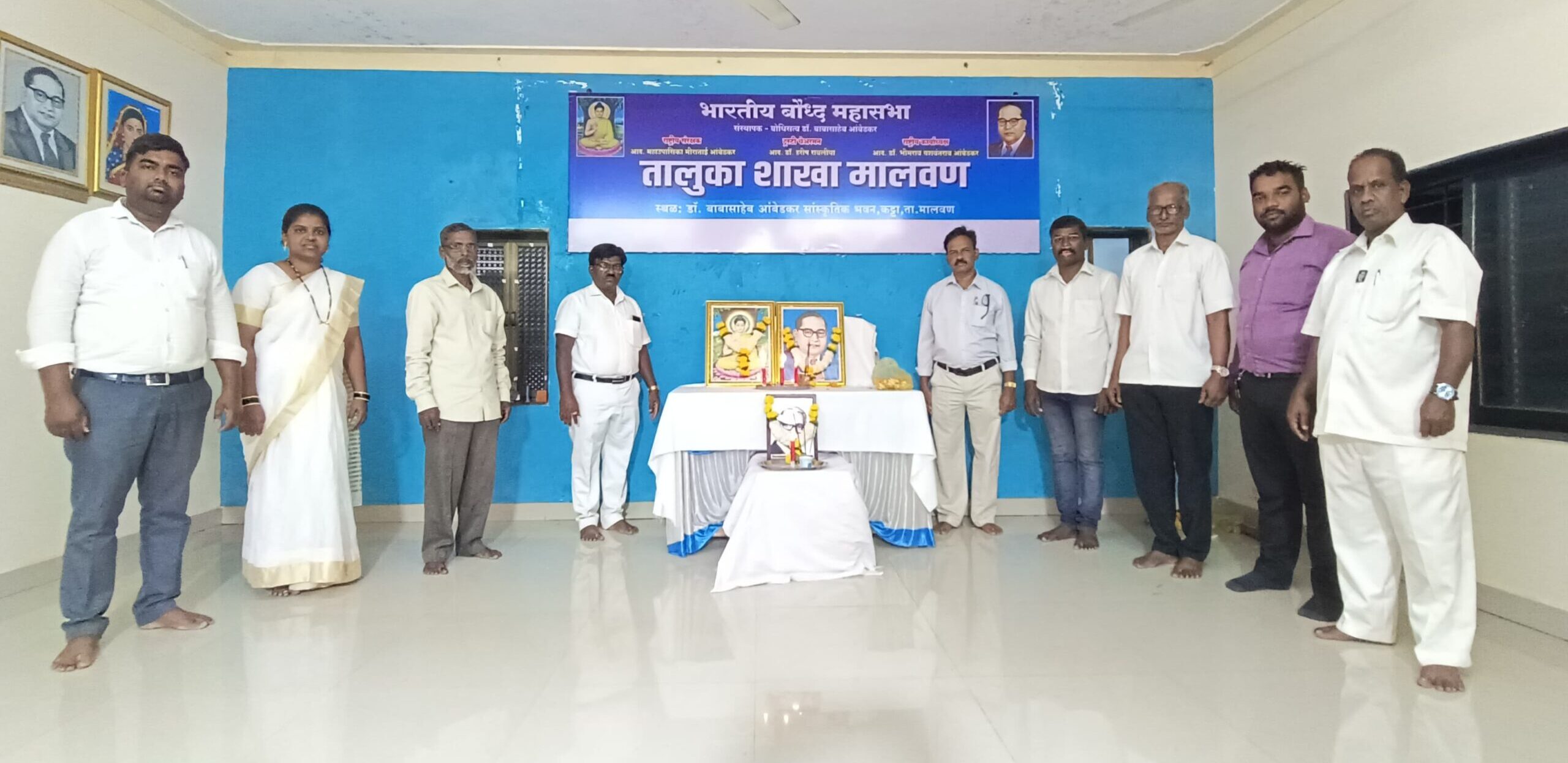 भारतीय बौद्ध महासभेच्या वतीने भैय्यासाहेब आंबेडकर यांची जयंती साजरी