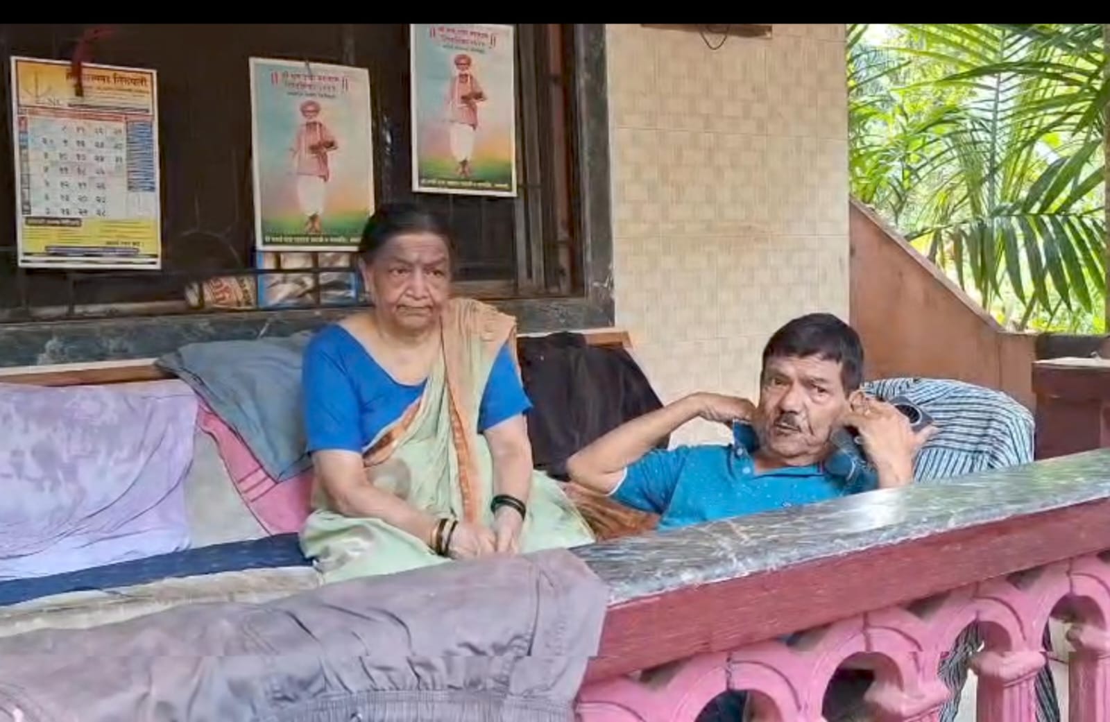 घरात घुसून चोरट्यानी वृद्ध दांपत्याला लुटले