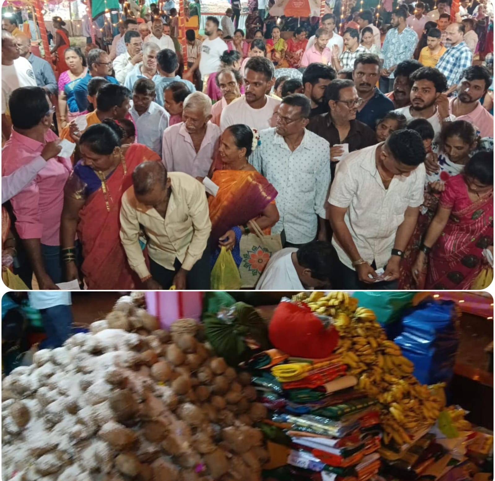 पेंडूर गावच्या देवीच्या मांड उत्सवात श्री देव वेताळ मंदिरात अलोट गर्दी