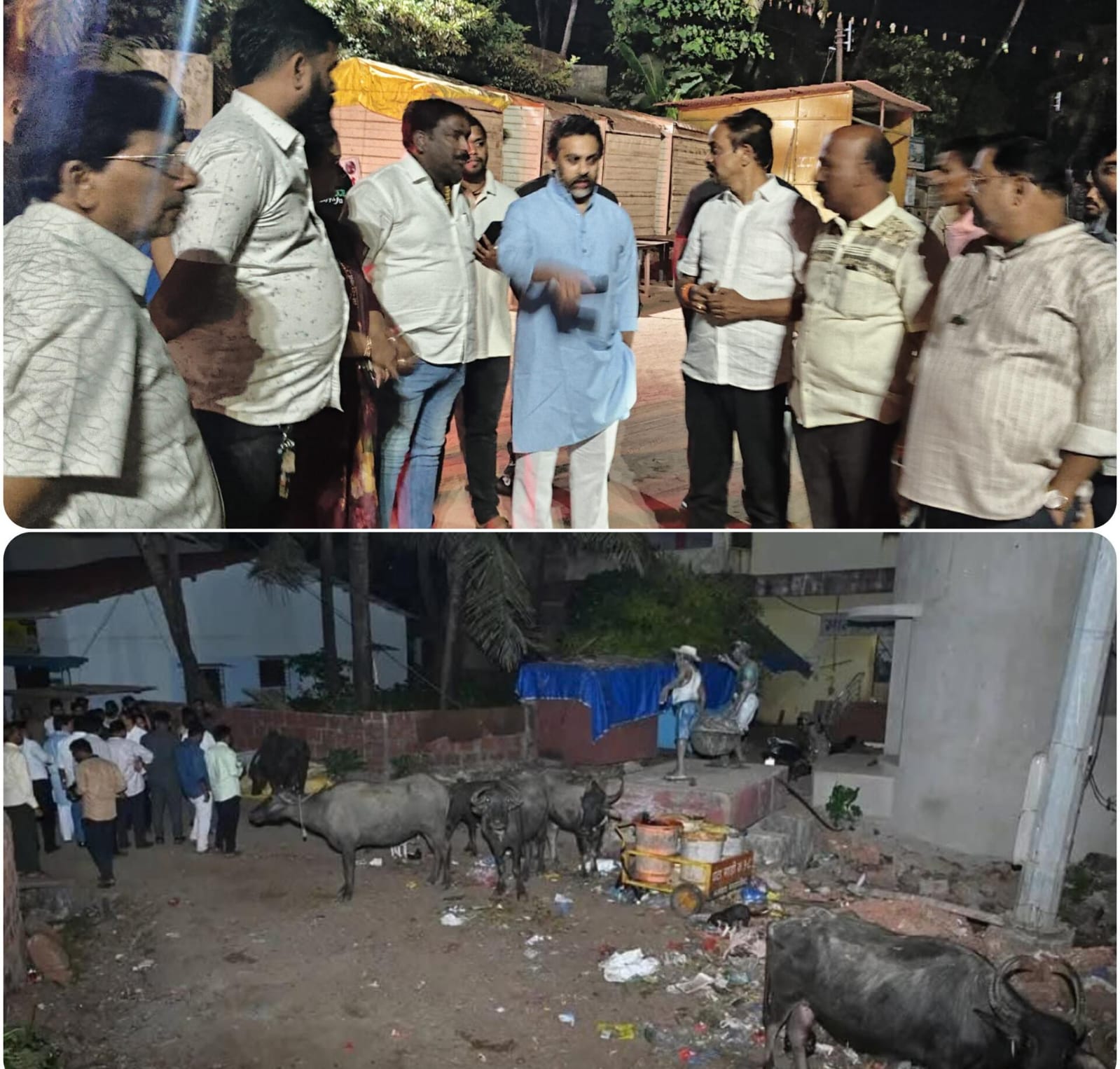 आमदार निलेश राणे यांनी मालवण शहराचा केला स्पॉट पंचनामा