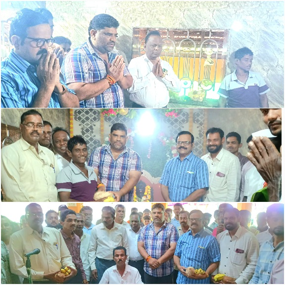 तेंडोली श्री गणेश मंदिर येथे लोकसहभागातून उभारलेल्या सभामंडपाचे मा. आम. वैभव नाईक यांच्या हस्ते करण्यात आले उदघाटन