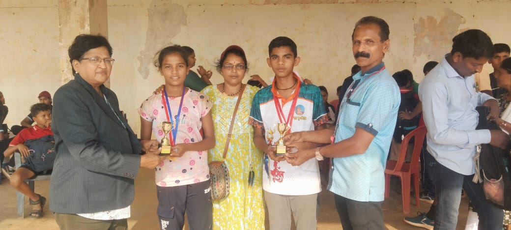 आशीर्वाद, दिविजाची राज्यस्तरीय ॲथलेटिक स्पर्धेसाठी निवड