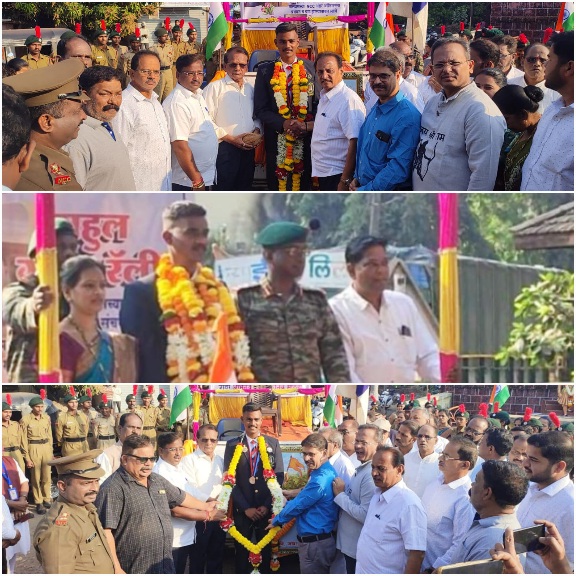 राहुल चव्हाणच्या गौरव रॅलीत मालवण नगरी एकवटली