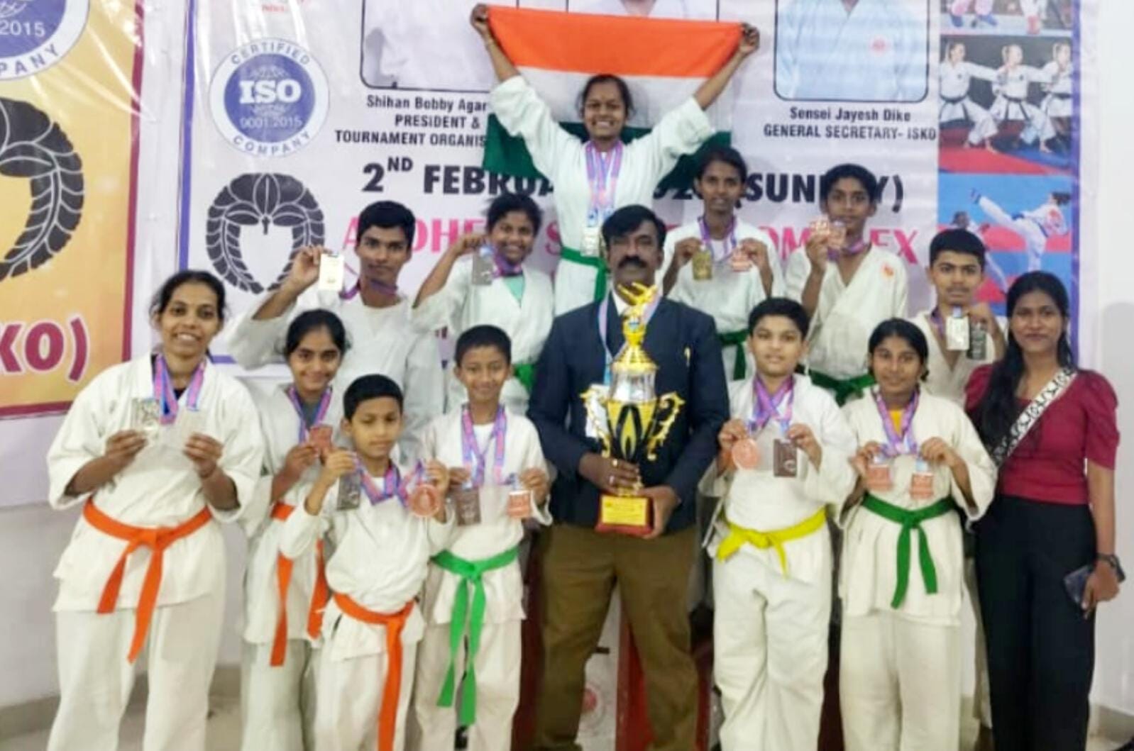 शोतोकान कप ऑल इंडिया कराटे काता स्पर्धेत सिंधुदुर्ग जिल्ह्यातील खेळाडूंचे यश