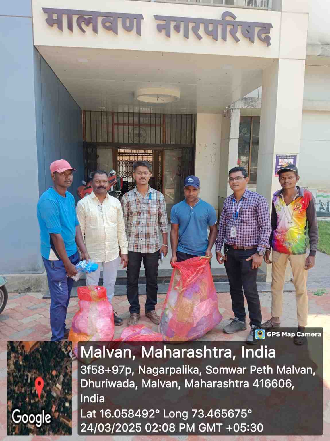 मालवण शहरात नगरपरिषदेची धडक कारवाई