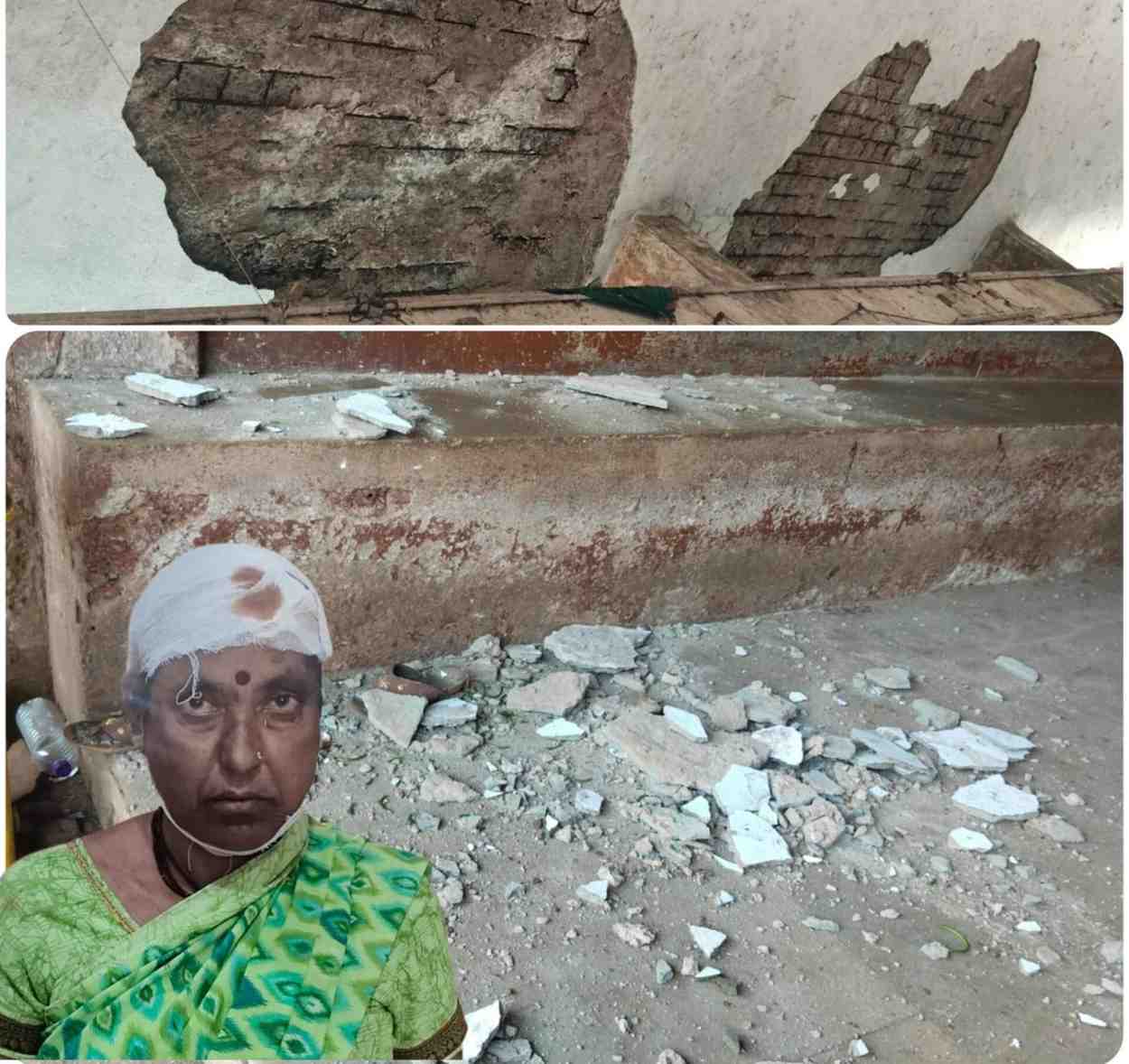 महिला प्रवासी गंभीर जखमी