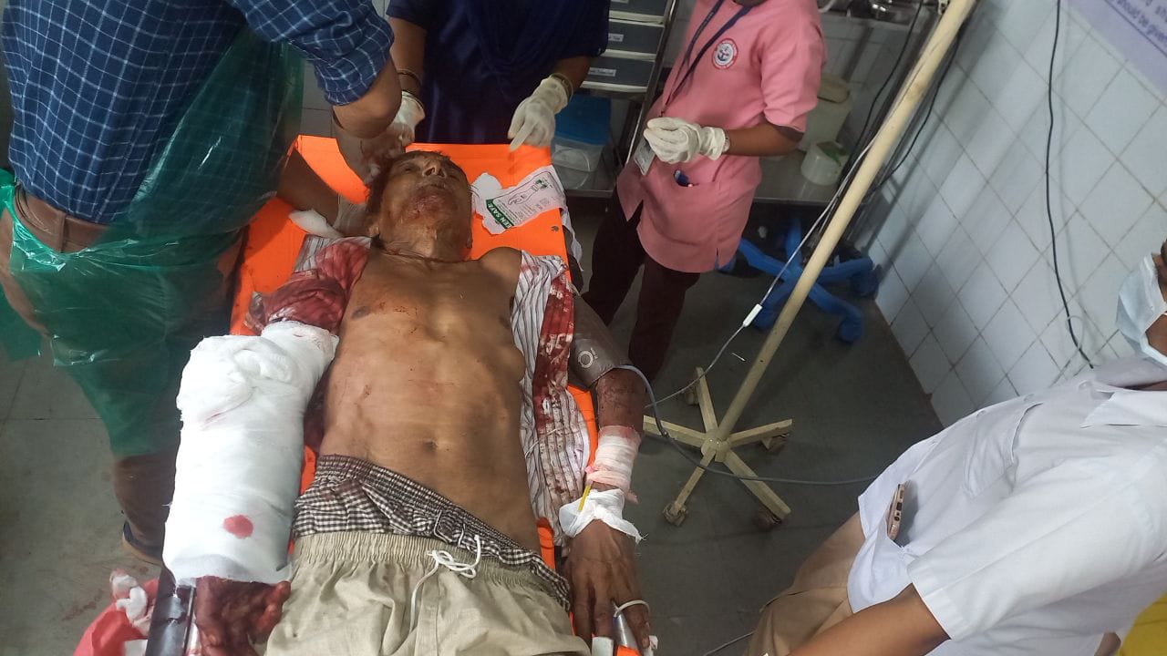 डंपरच्या धडकेत पादचारी गंभीर