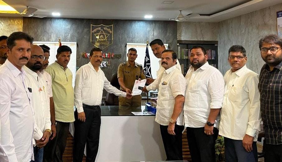 शिवसेना जिल्हाप्रमुख दत्ता सामंत आणि शिवसेना पदाधिकाऱ्यांनी घेतली जिल्हा पोलीस अधीक्षक यांची भेट