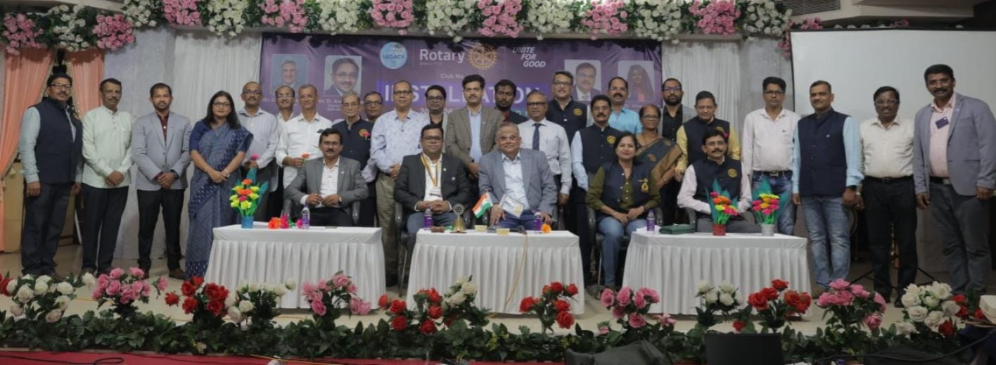 रोटरीच्या माध्यमातून समाजासाठी सर्वोत्तम कार्य - संग्राम पाटील