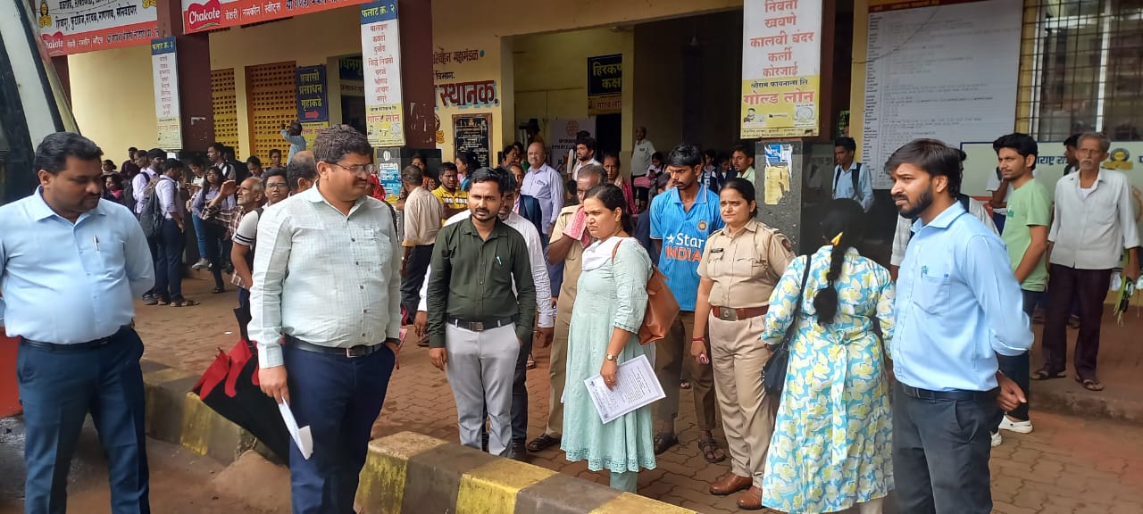 कुडाळ बस स्थानकाची समितीकडून पाहणी