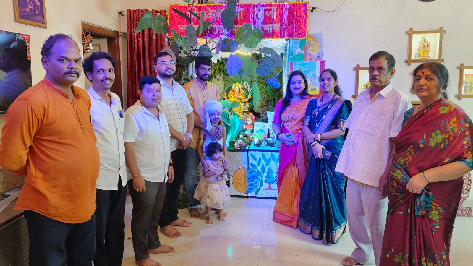 आमदार निलेश राणे पुरस्कृत शिवसेना गणेश सजावट स्पर्धेला उत्स्फूर्त प्रतिसाद