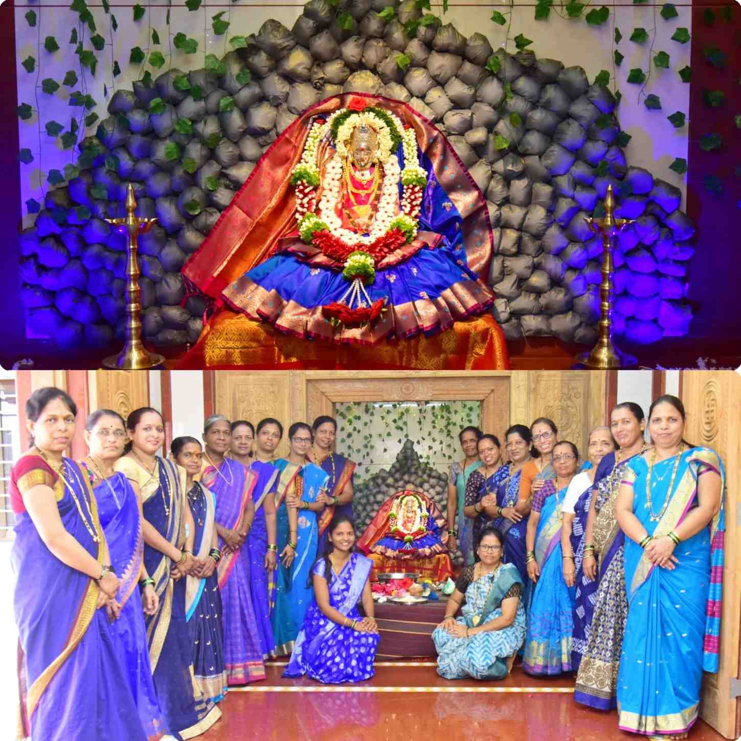 तिसरा दिवस देवीचे मनमोहक रूप ; श्री जरीमरी देवी मंदिरातील नवरात्रोत्सव…