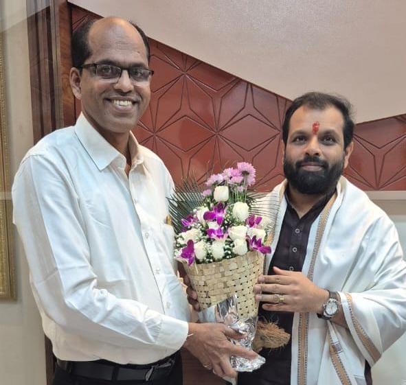 भाजपा महाराष्ट्र महासचिव आ. विक्रांत पाटील यांची राजू परुळेकर यांनी घेतली सदिच्छा भेट