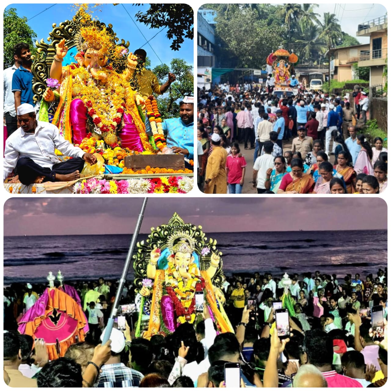 आचरा | भक्तिमय वातावरणातील बाप्पांचा विसर्जन सोहळा....