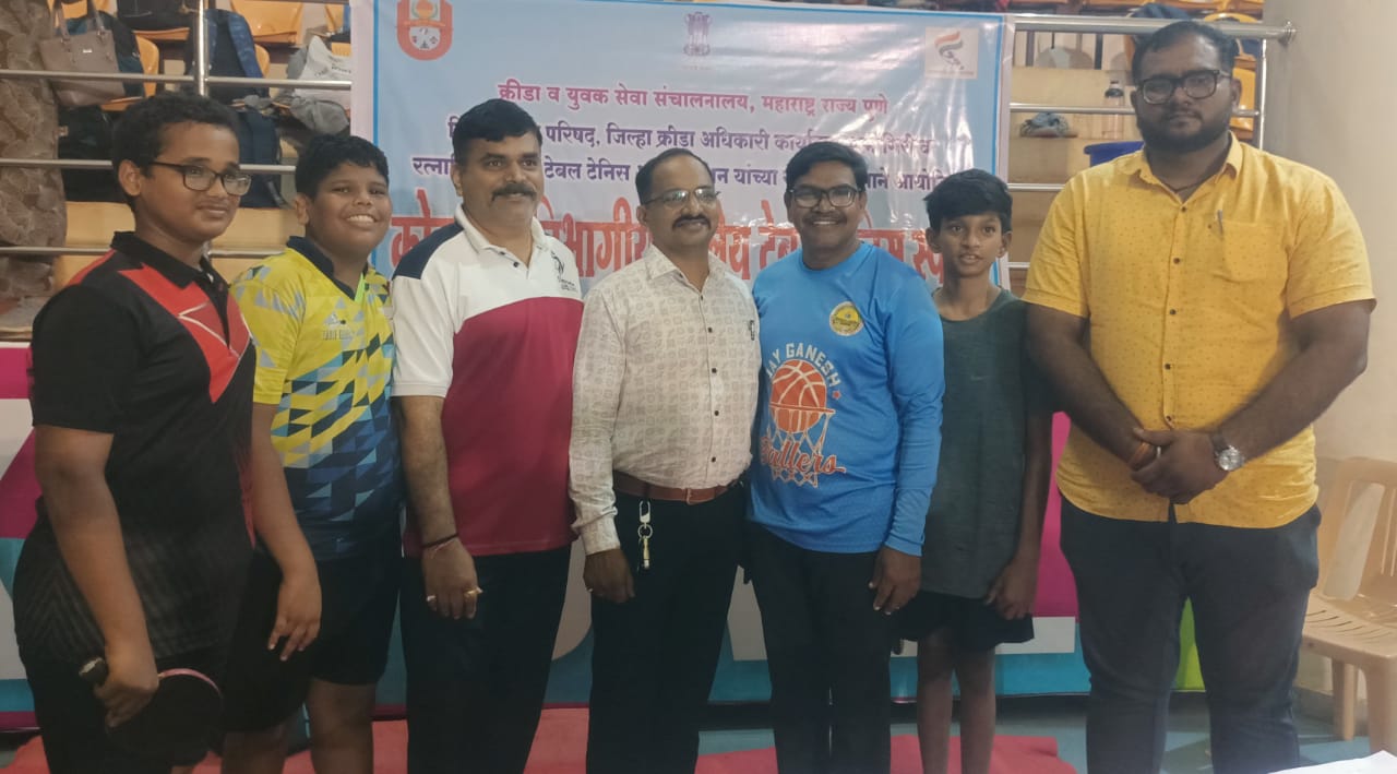 कोल्हापूर विभाग स्तरीय टेबल टेनिस स्पर्धेत मालवण जय गणेश इंग्लिश मीडियम स्कूल चा संघ विजयी