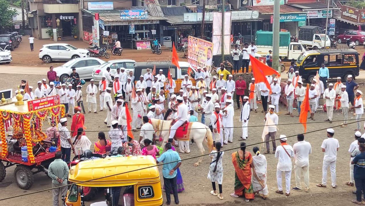 "ज्ञानोबा माऊली - तुकाराम"! वैभववाडीतून पायी कोकण दिंडी पंढरपूरकडे मार्गस्थ