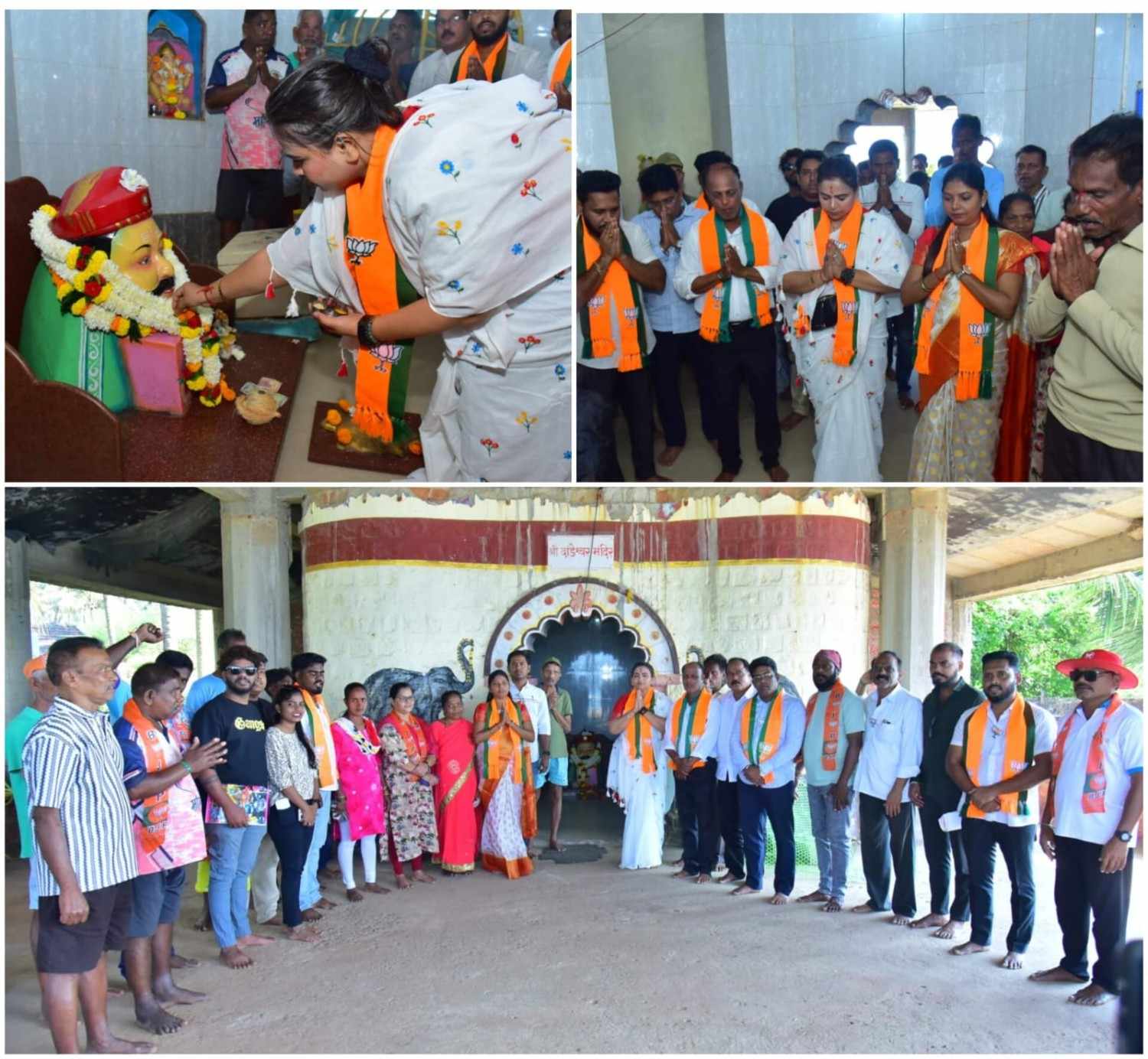 सौ. शिल्पा यतीन खोत यांचा झंझावती प्रचार