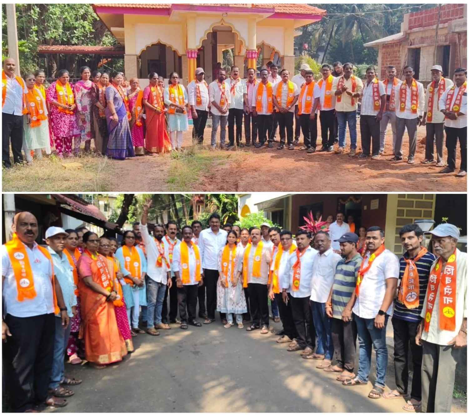 भगव्या उत्साहात शिवसेना उमेदवारांचा उत्स्फूर्त प्रचार