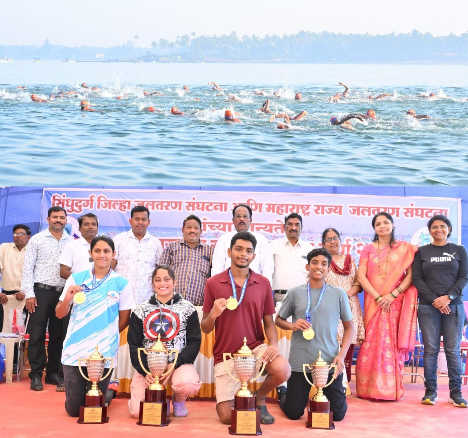 अनुजा उगले, अश्विन कुमार यांना वेगवान जलतरणपटूचा बहुमान