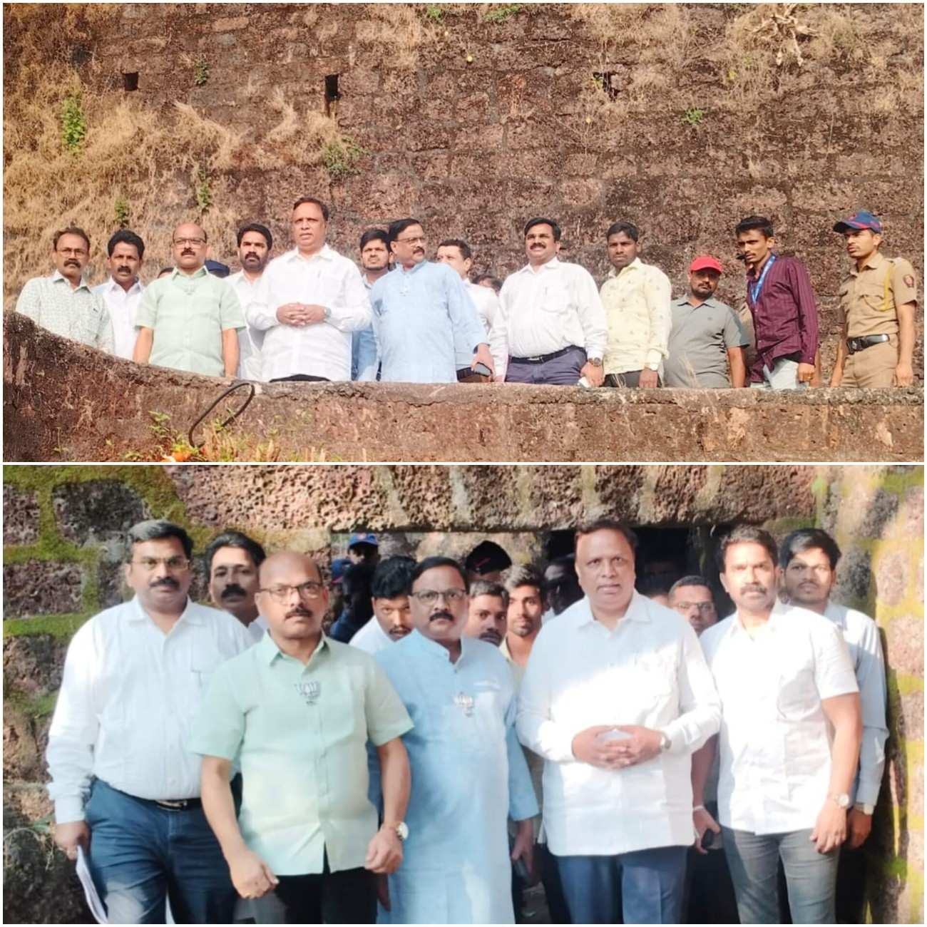 मंत्री आशिष शेलार यांनी भरतगड किल्ल्यावर पाहणी करून विकासकामांचा घेतला आढावा…