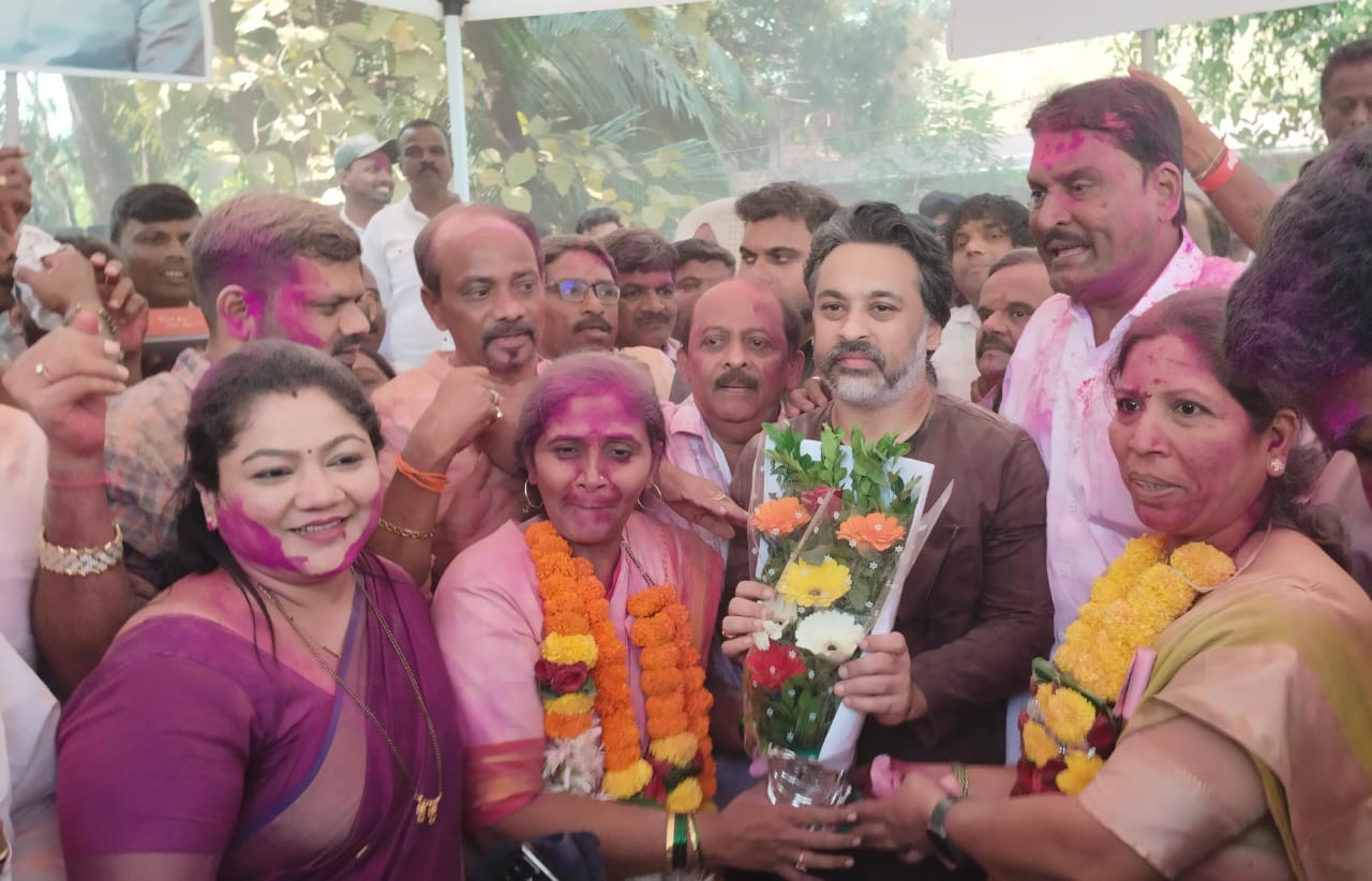 आमदार निलेश राणे यांच्या उपस्थितीत मालवणात शिवसेनेचा जल्लोष