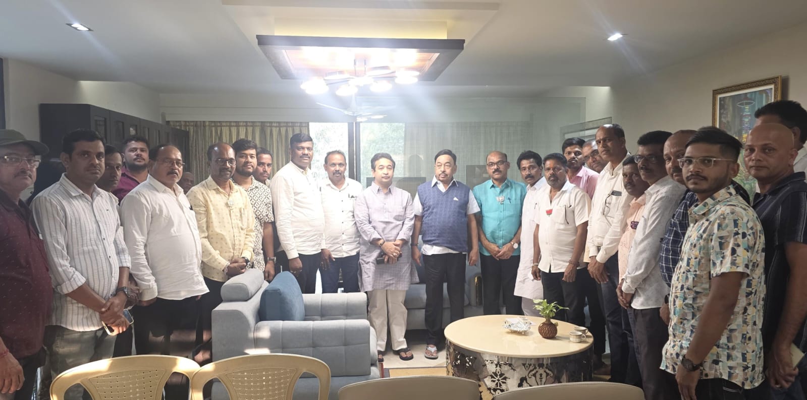 खासदार नारायण राणे यांनी जाणून घेतली मालवणातील भाजप पदाधिकाऱ्यांची भूमिका