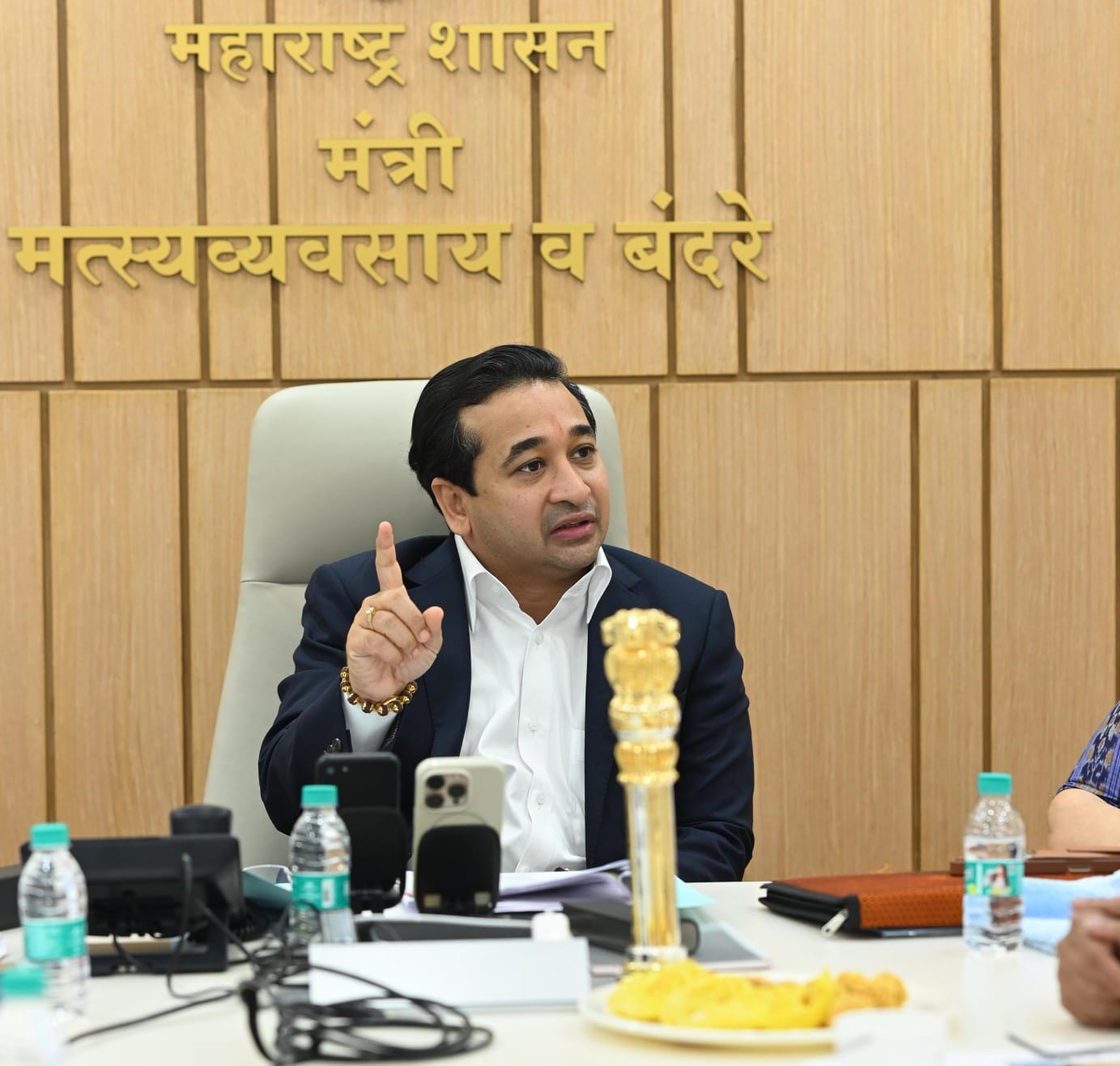 मंत्री नितेश राणे यांचे महाराष्ट्र सागरी मंडळ खाते राज्यात प्रथम | १५० दिवसांचा ई-गव्हर्नन्स कार्यक्रम