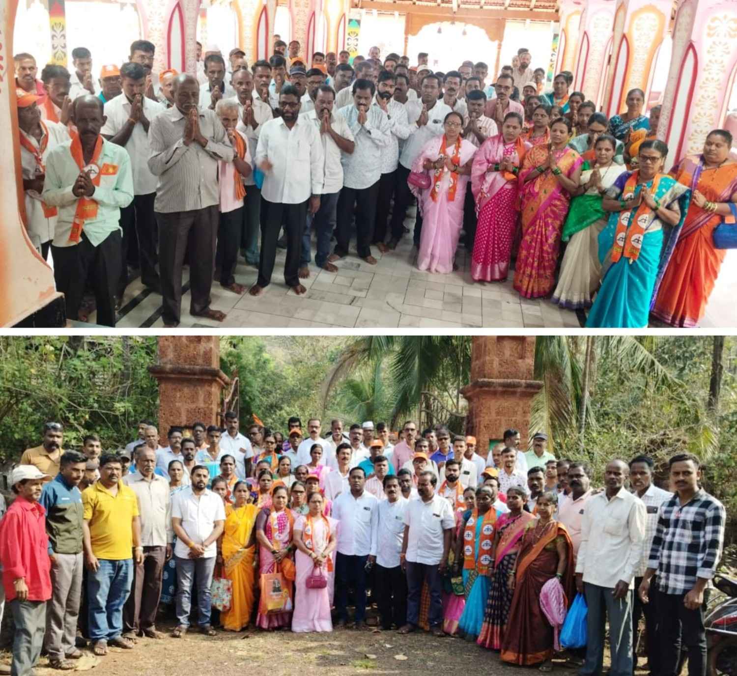 किर्लोस गावात महायुतीच्या उमेदवार सौ. सोनाली सुनील घाडीगावकर यांचा प्रचाराचा धडाका