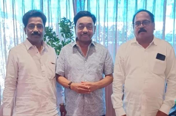 खासदार नारायण राणे यांची अशोक सावंत यांनी घेतली भेट