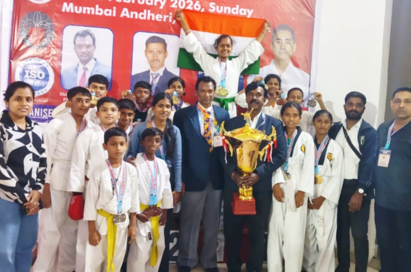 किंग स्पोर्ट शोतोकान कराटे असोसिएशन ऑफ इंडिया शाखा सिंधुदुर्गला बेस्ट फाइट, बेस्ट काता ट्रॉफी