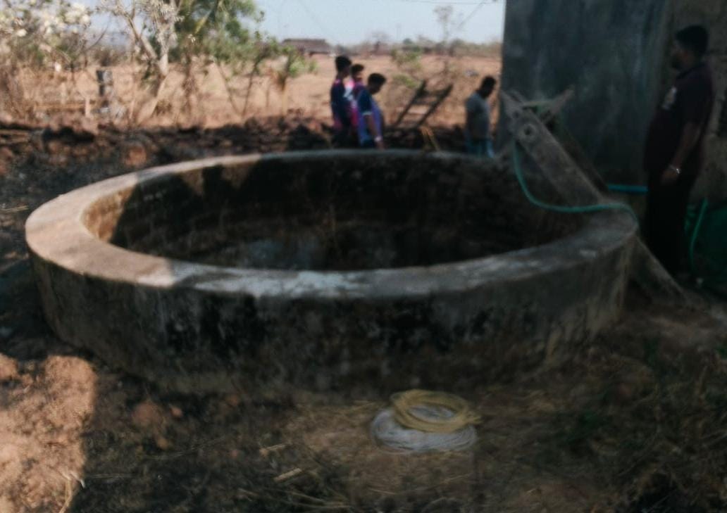 मुलाच्या समोरच विहिरीत बुडून वडिलांचा दुर्दैवी मृत्यू