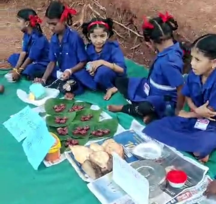 चौके जि. प. प्राथमिक शाळेत खाऊगल्ली उपक्रमास उत्तम प्रतिसाद