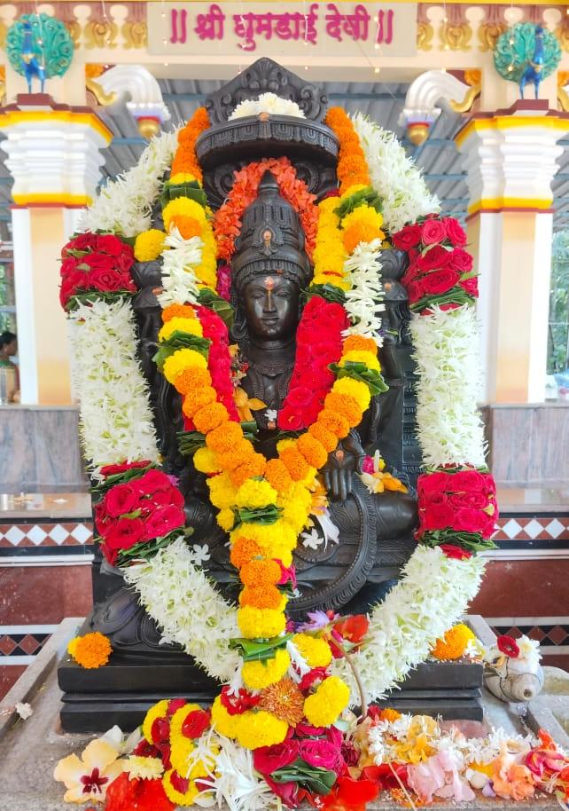 श्री देवी घुमडाई मंदिरात आज रात्रौ ९ वा. अमृतनाथ दशावतार नाट्य मंडळ यांचा दशावतारी नाट्यप्रयोग
