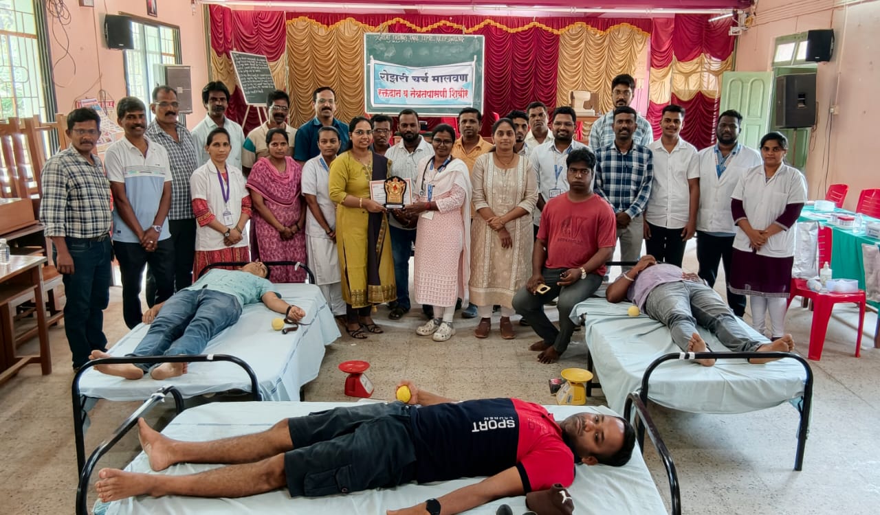 मालवण रोझरी इंग्लिश स्कूल येथील आरोग्य शिबिरास उत्तम प्रतिसाद