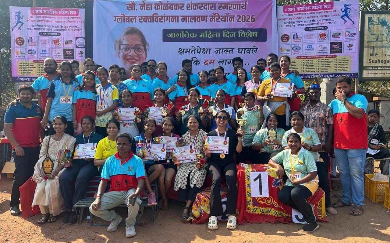 ग्लोबल रक्तविरांगना मिनी मॅरेथॉन स्पर्धेला महिलांचा उत्स्फूर्त प्रतिसाद !