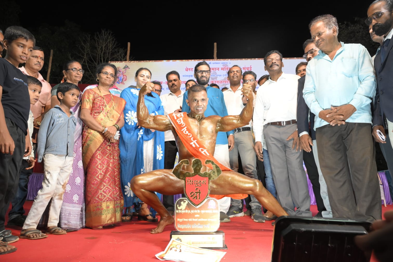 मालवणचा बंटी सारंग ठरला रौप्य महोत्सवी 'सिंधुदुर्ग श्री २०२६' चा मानकरी