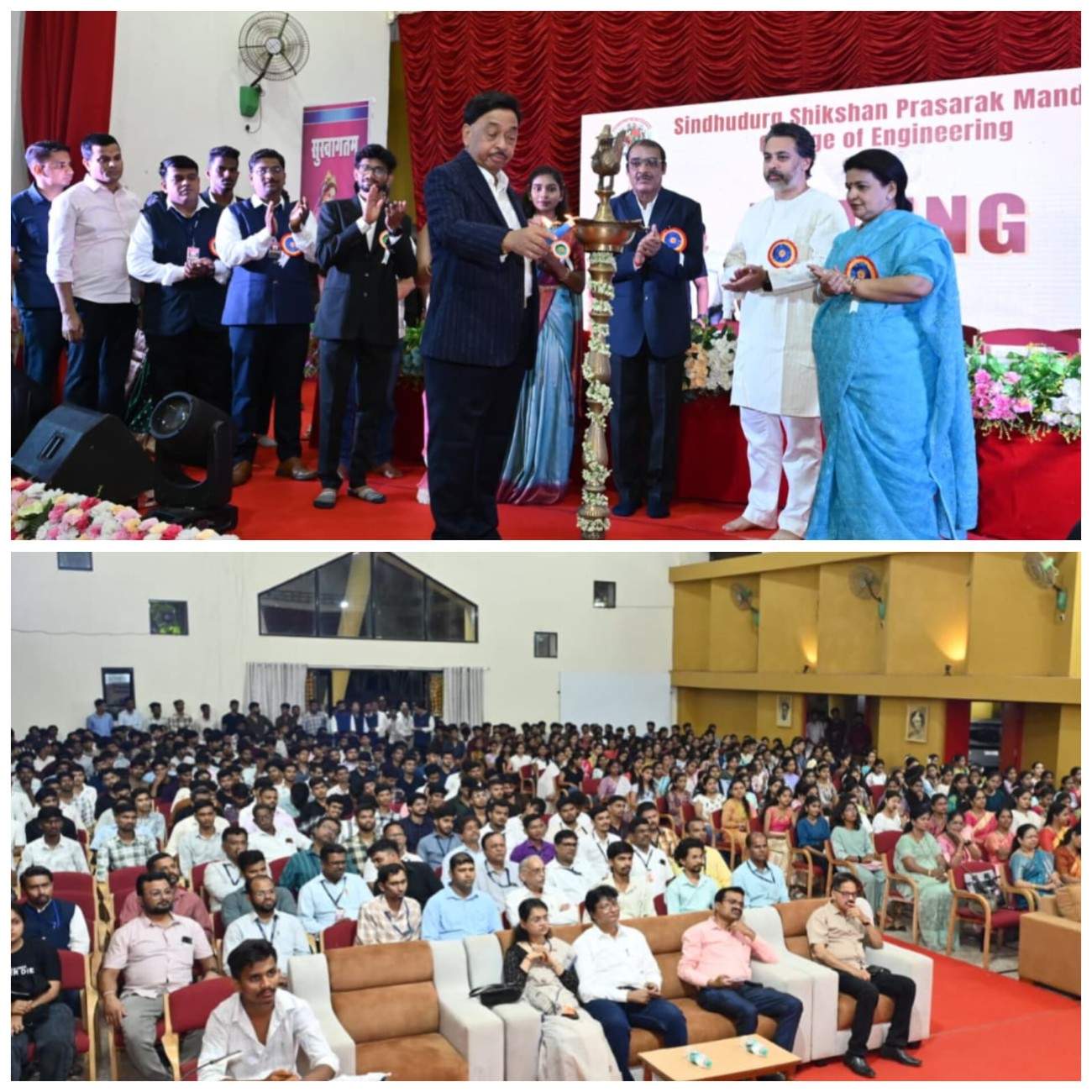 एसएसपीएम इंजिनिअरिंग कॉलेजच्या ‘उत्तुंग 2026’ स्नेहमेळाव्यात खासदार नारायण राणे यांचे मार्गदर्शन