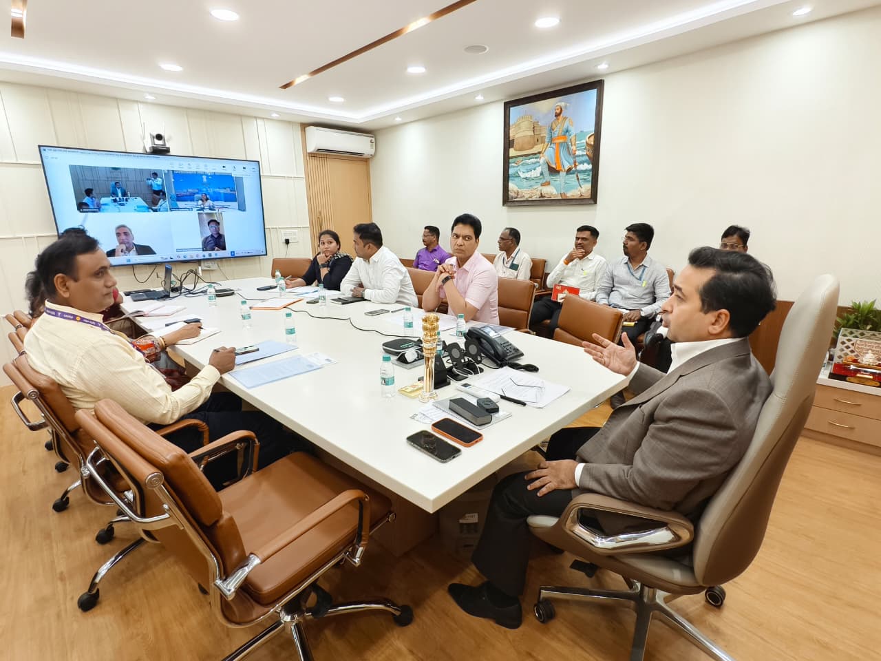 चिपी–मुंबई विमानसेवा जलदगतीने सुरू करा : पालकमंत्री मंत्री नितेश राणे यांचे निर्देश
