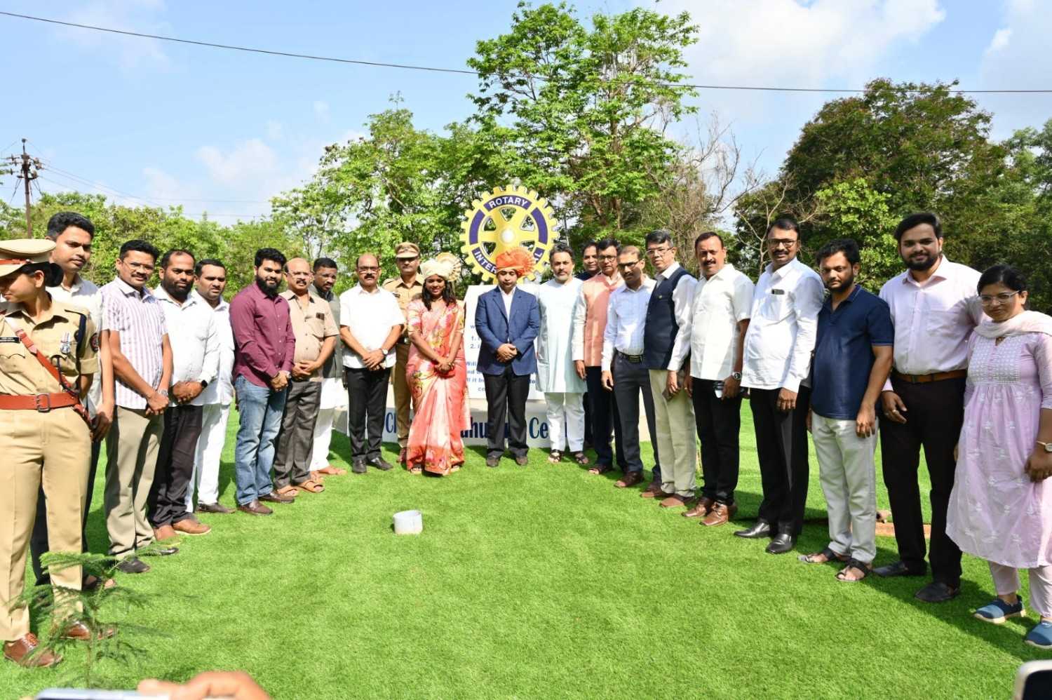 सिंधुदुर्ग नगरीत नव्या रूपात साकारले आकर्षक सर्कल;