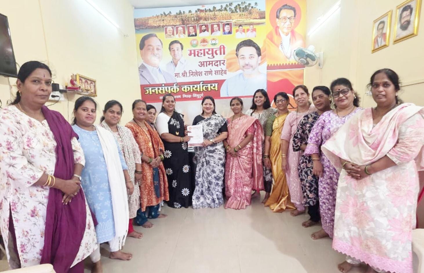 शिवसेना महिला सेना कुडाळ मालवण 'तालुका प्रभारी' पदी सौ. पुनम नागेश चव्हाण यांची नियुक्ती